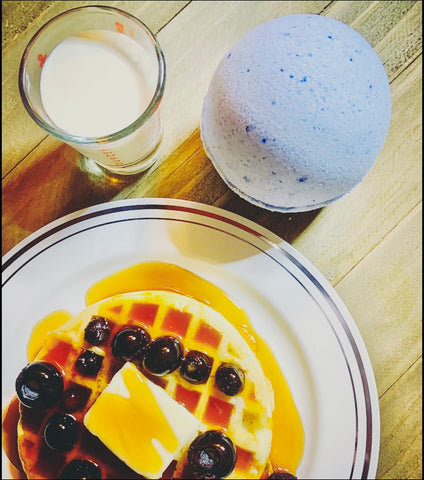 Blueberry Waffle Bath Bomb 🧇 🫐